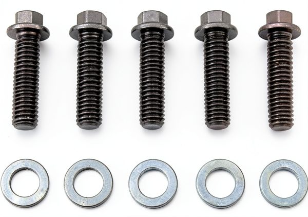 ARP 742-1500 Black Oxide 3/8-24 Fine RH Thread 12‑Point Bolt Set of 5-0