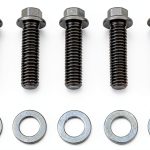 ARP 640-1250 Black Oxide 1/4-20" RH Thread 1.250" UHL 12-Point Bolt with 5/16" Socket and Washer, (Set of 5)-0