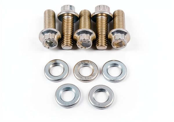 ARP 712-1000 Stainless Steel 5/16-24" Fine RH Thread 1.000" UHL 12-Point Bolt with 3/8" Socket and Washer, (Set of 5)-0